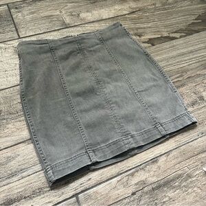 Free People Modern Femme Skirt - Grey